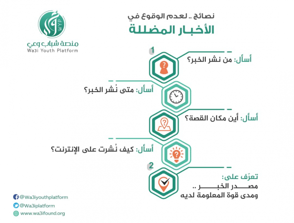 الشائعات تحوم حولك في كل خبر ومعلومة